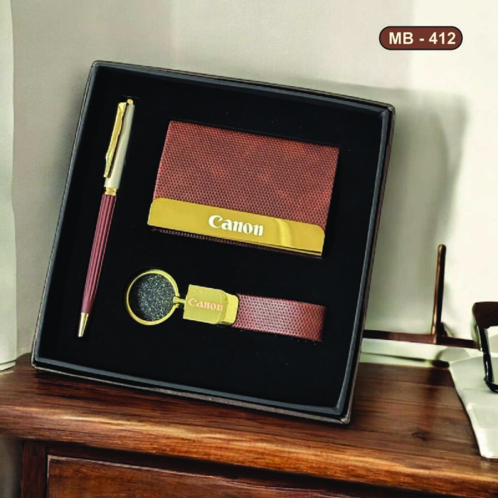 3 in 1 Metal Pen Set (412) - Image 1